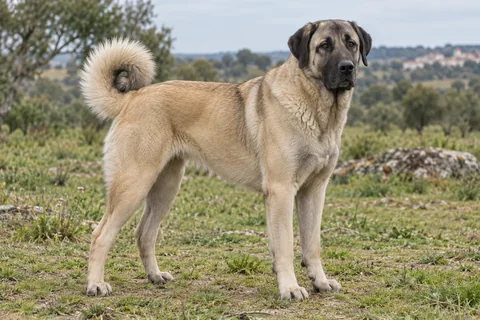 KANGAL ÇOBAN KÖPEGI adulto, de pé, com o corpo inteiro visível.